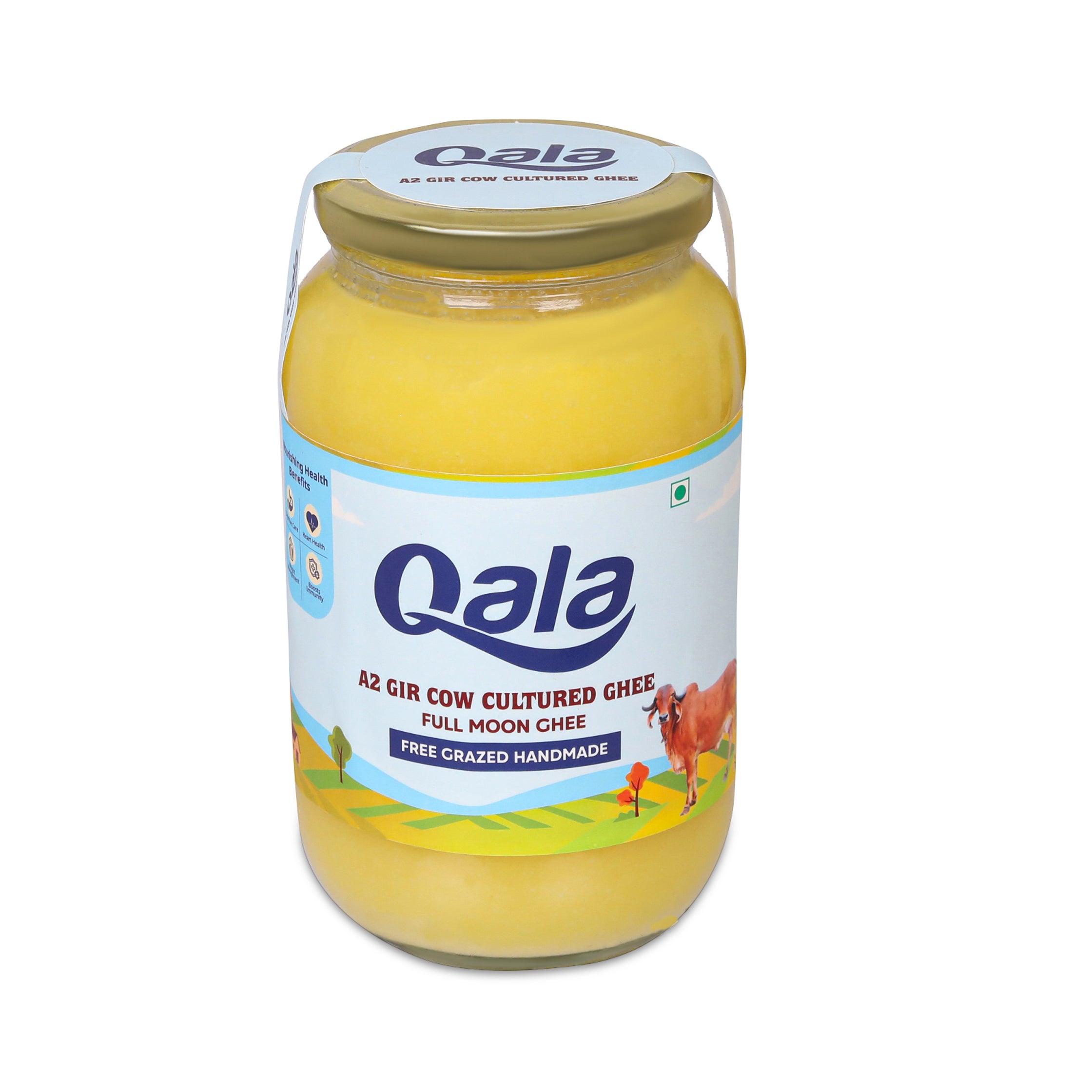 A2 Gir Cow Cultured Ghee 1 Ltr