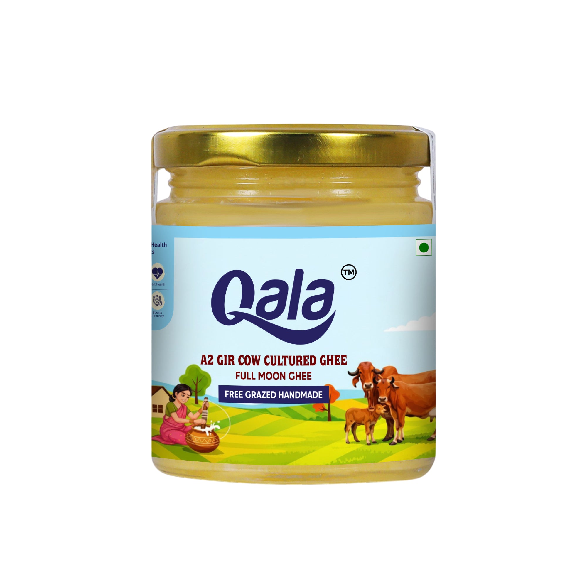 A2 Gir Cow Cultured Ghee 150 ml