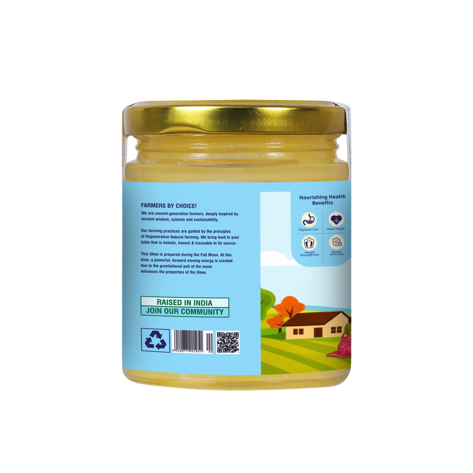 A2 Gir Cow Cultured Ghee 150 ml
