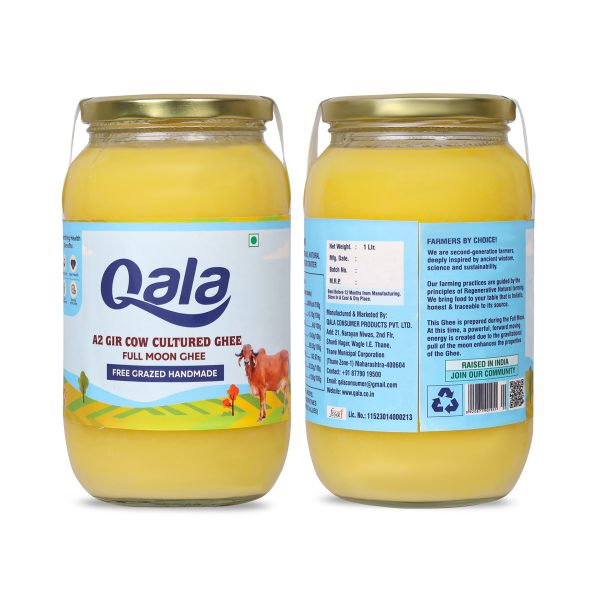 Desi Gir Cow, A2 Cultured Ghee | 1000ml + 1000ml - Image 2