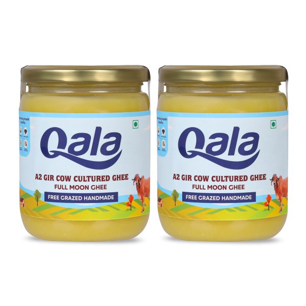 Desi Gir Cow, A2 Cultured Ghee | 500 ML + 500 ML